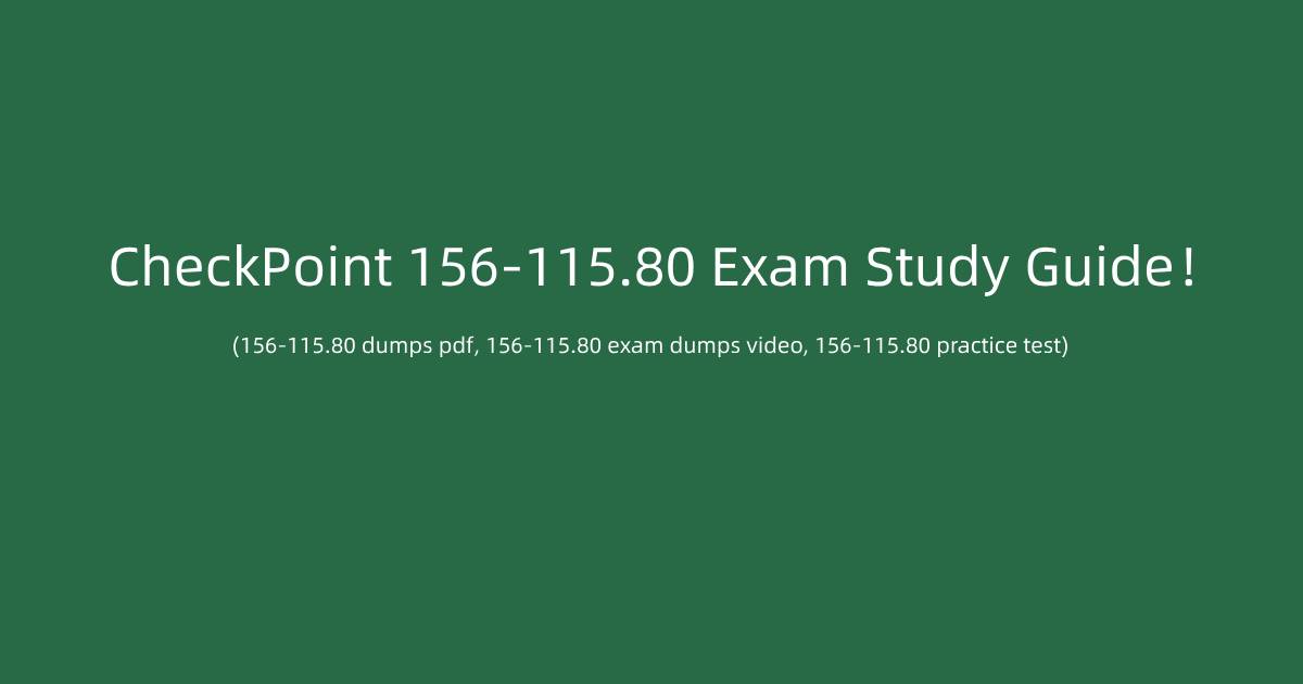 156-315.81 Exam Fragen