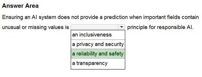 Free practice questions for the AI-900 exam 4-2