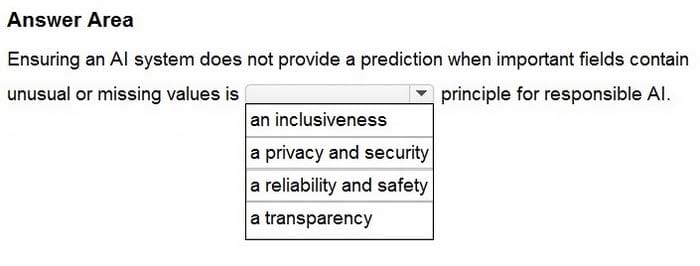 Free practice questions for the AI-900 exam 4